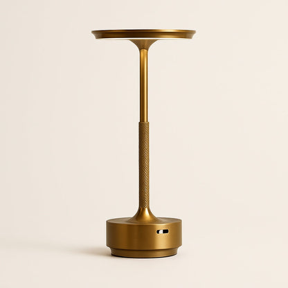 Lampe de chevet tactile sans fil en métal