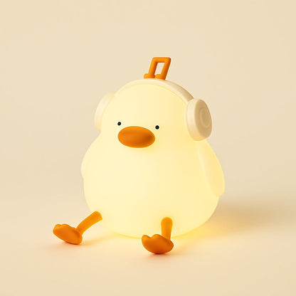 Veilleuse Canard en Silicone Souple pour Bébé et Enfant