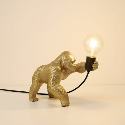 Lampe Gorille en Résine – Luminaire Déco Original