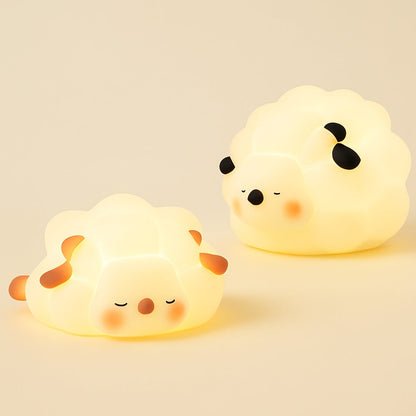 Veilleuse Mouton en Silicone – Lumière Douce pour Bébé