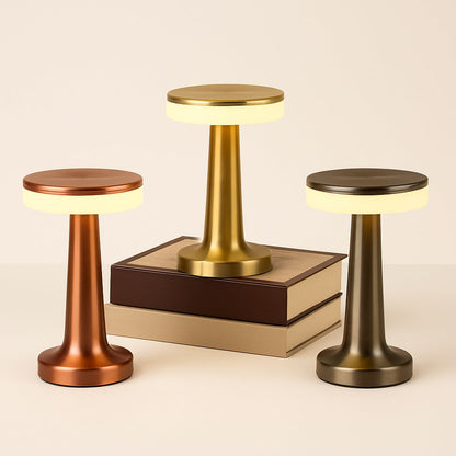 Lampe de Chevet Métal Tactile Rechargeable
