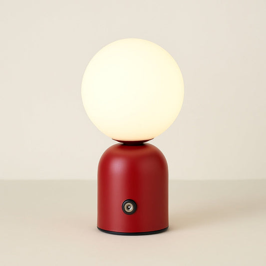 Lampe Boule Vintage à Poser – Tactile et Sans Fil