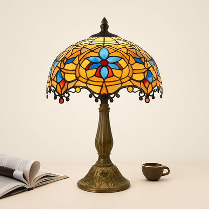 Lampe Tiffany Éclat – Vitrail Artisanal en Verre