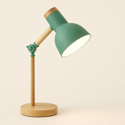 Lampe de chevet en bois et aluminium – Style nordique