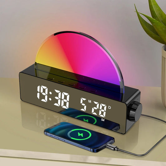 Réveil Simulateur d'Aube – Lampe de Chevet Multifonction