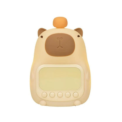 Réveil Veilleuse Enfant Capybara en Silicone