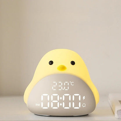 Réveil Veilleuse Poussin pour Enfant – Rechargeable