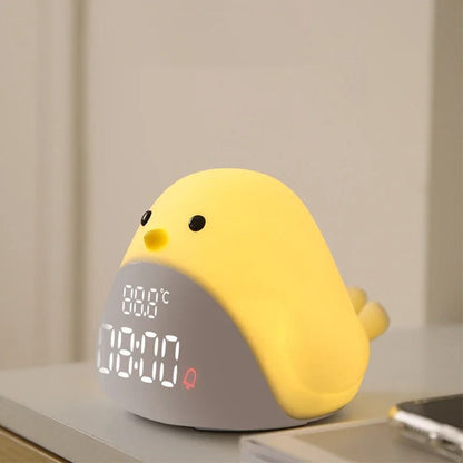 Réveil Veilleuse Poussin pour Enfant – Rechargeable