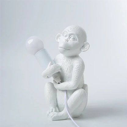 Lampe Singe en Résine – Décoration Originale et Lumineuse