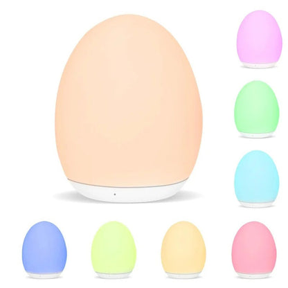 Veilleuse tactile silicone 7 couleurs rechargeable
