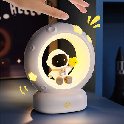 Veilleuse Astronaute en Silicone pour Chambre Enfant