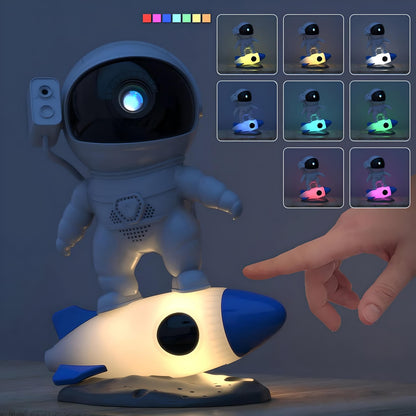 Veilleuse Astronaute Projecteur Galaxie et Bluetooth