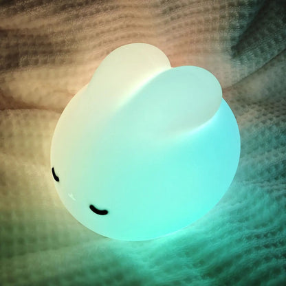 Veilleuse Lapin en Silicone pour Chambre de Bébé