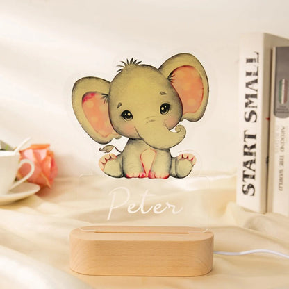 Veilleuse Bébé Personnalisée – Prénom sur Mesure