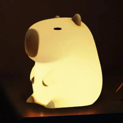 Veilleuse Capybara en Silicone pour Bébé et Enfant