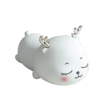 Veilleuse Cerf en Silicone pour Chambre d'Enfant