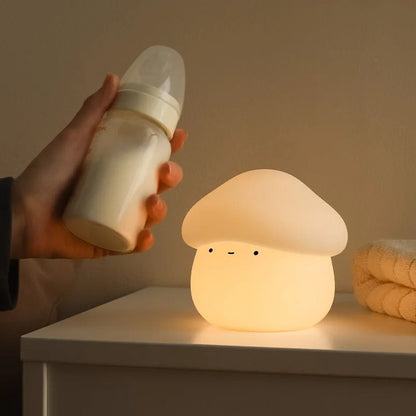 Veilleuse Champignon en Silicone pour Enfant