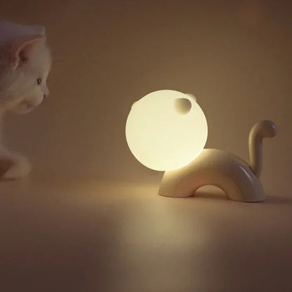 Veilleuse Chat en Silicone – Lumière Douce pour Enfant
