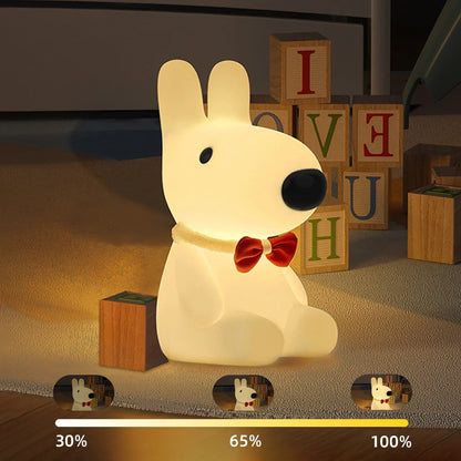 Veilleuse Chien en Silicone pour Chambre d'Enfant