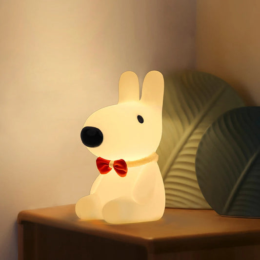 Veilleuse Chien en Silicone pour Chambre d'Enfant