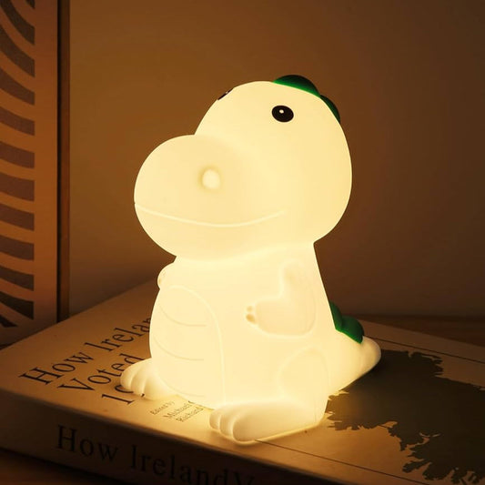 Veilleuse Dinosaure en Silicone Souple pour Enfant