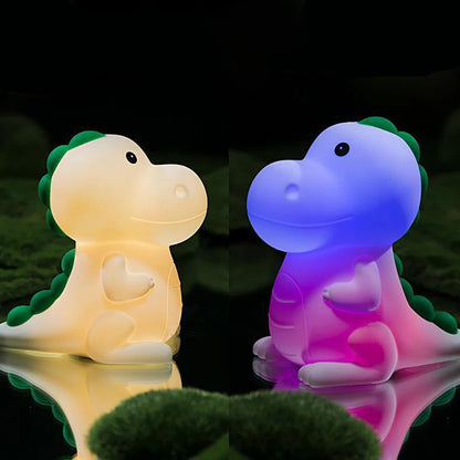 Veilleuse Dinosaure en Silicone Souple pour Enfant