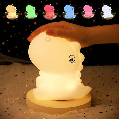 Veilleuse Dinosaure en Silicone pour Enfant