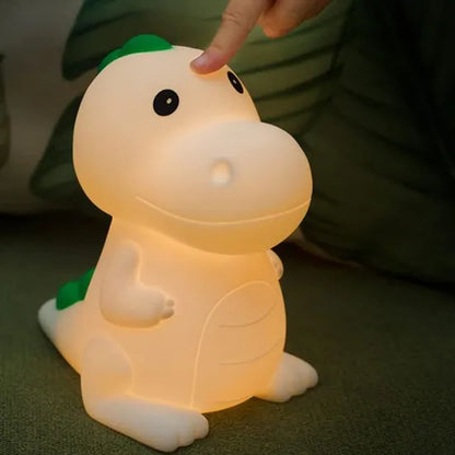 Veilleuse Dinosaure en Silicone Souple pour Enfant