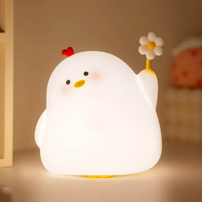 Veilleuse Enfant en Silicone Souple – Lumière Apaisante