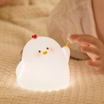 Veilleuse Enfant en Silicone Souple – Lumière Apaisante