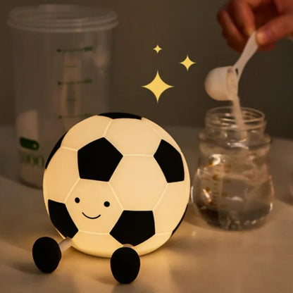 Veilleuse Ballon de Foot en Silicone pour Enfant