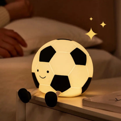 Veilleuse Ballon de Foot en Silicone pour Enfant