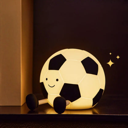 Veilleuse Ballon de Foot en Silicone pour Enfant