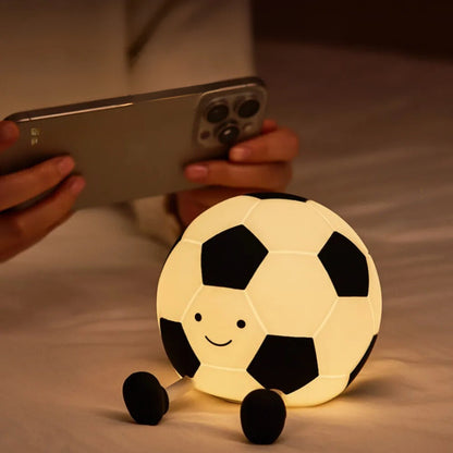 Veilleuse Ballon de Foot en Silicone pour Enfant