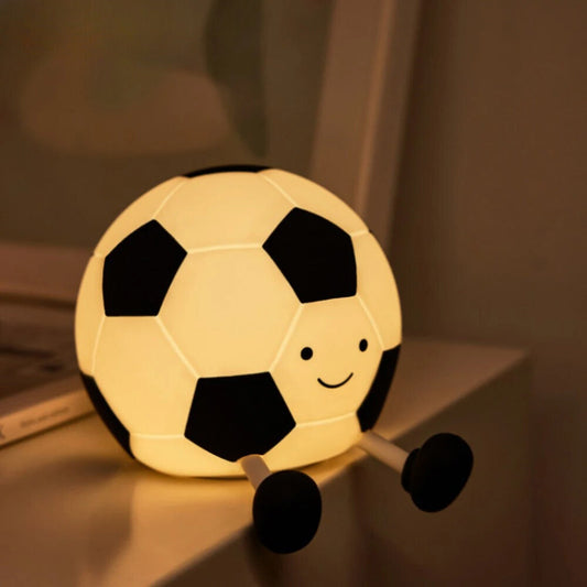 Veilleuse Ballon de Foot en Silicone pour Enfant
