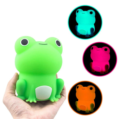 Veilleuse Grenouille en Silicone pour Enfant