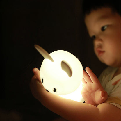 Veilleuse Lapin en Silicone Rechargeable par USB