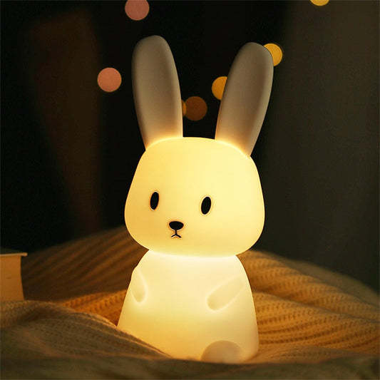 Veilleuse Lapin en Silicone Rechargeable par USB