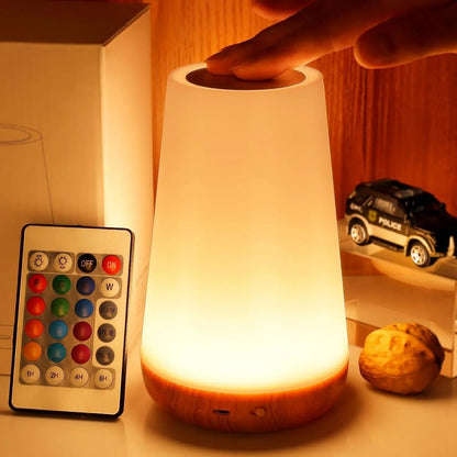 Veilleuse LED multicolore avec télécommande et minuteur