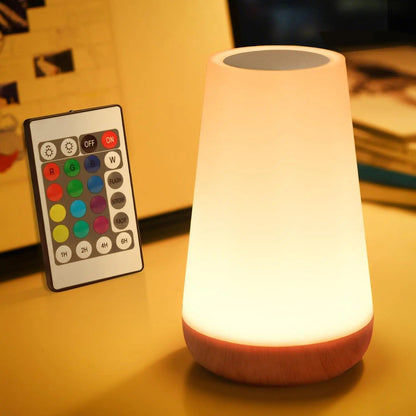 Veilleuse LED multicolore avec télécommande et minuteur