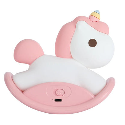 Veilleuse Licorne Bébé en Silicone – Lumière Douce