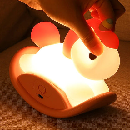 Veilleuse Licorne Bébé en Silicone – Lumière Douce