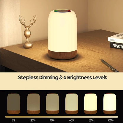Veilleuse Tactile RGB Rechargeable – Adultes et Enfants