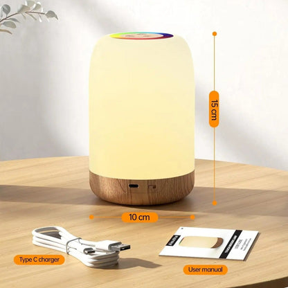 Veilleuse Tactile RGB Rechargeable – Adultes et Enfants