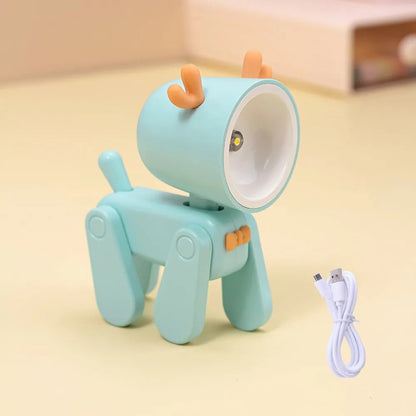 Veilleuse Rechargeable Chiot ou Cerf en ABS