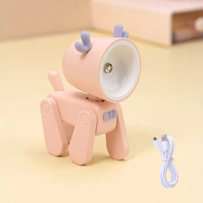 Veilleuse Rechargeable Chiot ou Cerf en ABS
