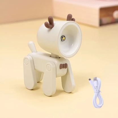 Veilleuse Rechargeable Chiot ou Cerf en ABS