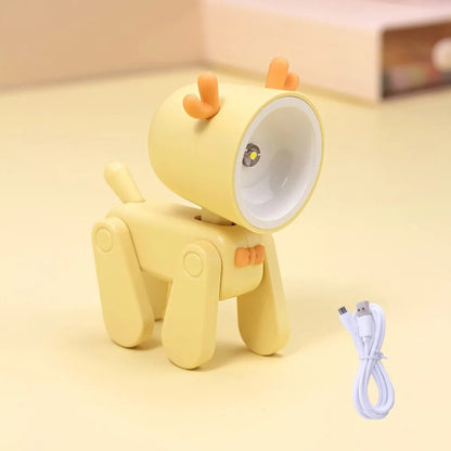 Veilleuse Rechargeable Chiot ou Cerf en ABS