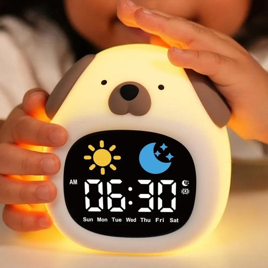 Veilleuse Réveil Enfant avec Indicateur Soleil/Lune