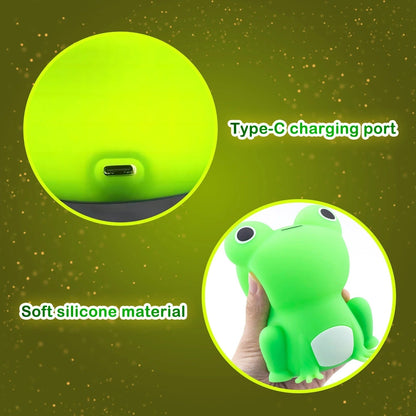 Veilleuse Grenouille en Silicone pour Enfant